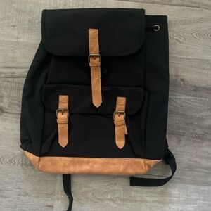 DSW Black and Tan Women's Backpack